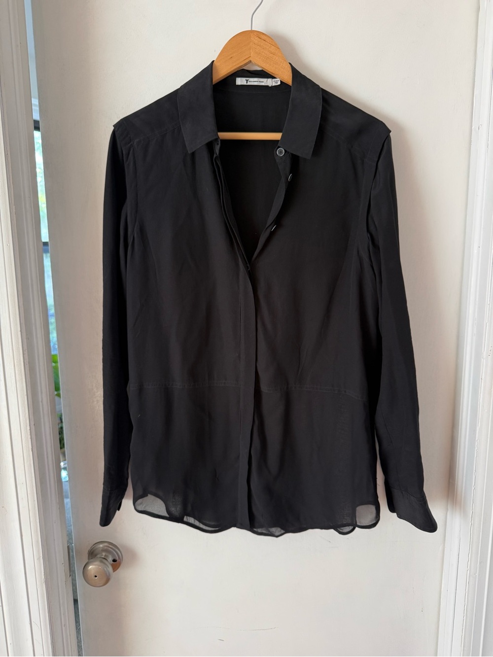 Alexander Wang Black Buttondown Shirt